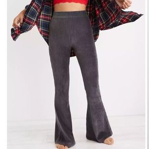 aerie | Pants u0026 Jumpsuits | Aerie Groove On Velour High Waisted Flare Pants  | Poshmark